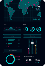 Image showing the whole data and analytics dashboard and generating data reports